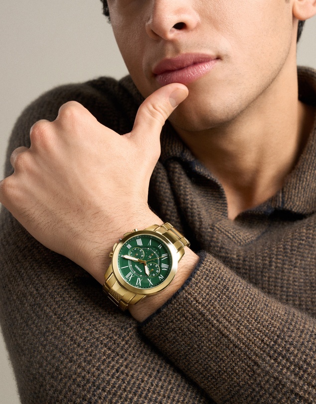 Fossil - Grant Gold Tone Chronograph Watch