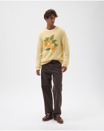 AERE - Citrus Intarsia Knit Jumper