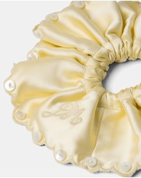 Damson Madder - Button Detail Scrunchie
