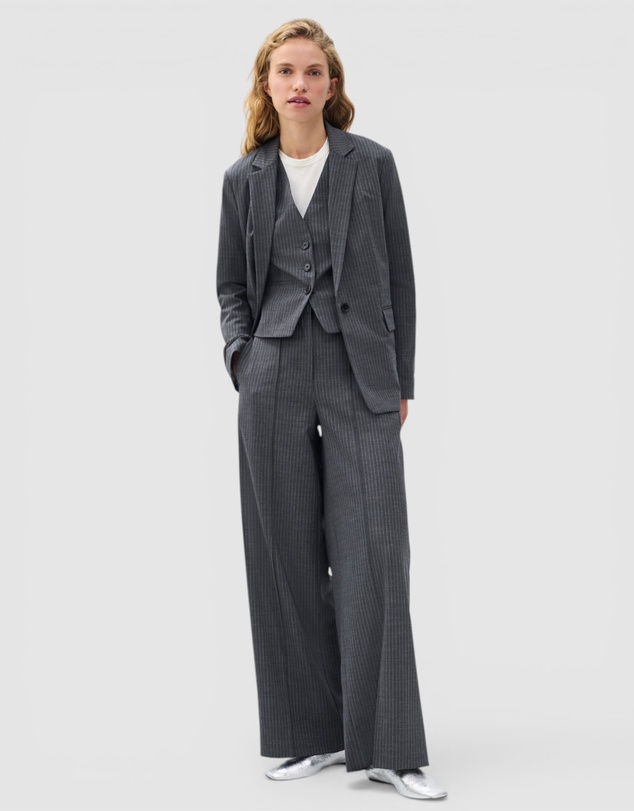 rag & bone - Jennifer Striped Combo Blazer