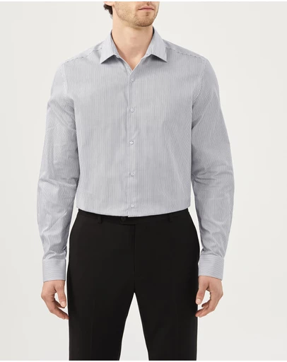 Van Heusen - Stripe Poplin Shirt