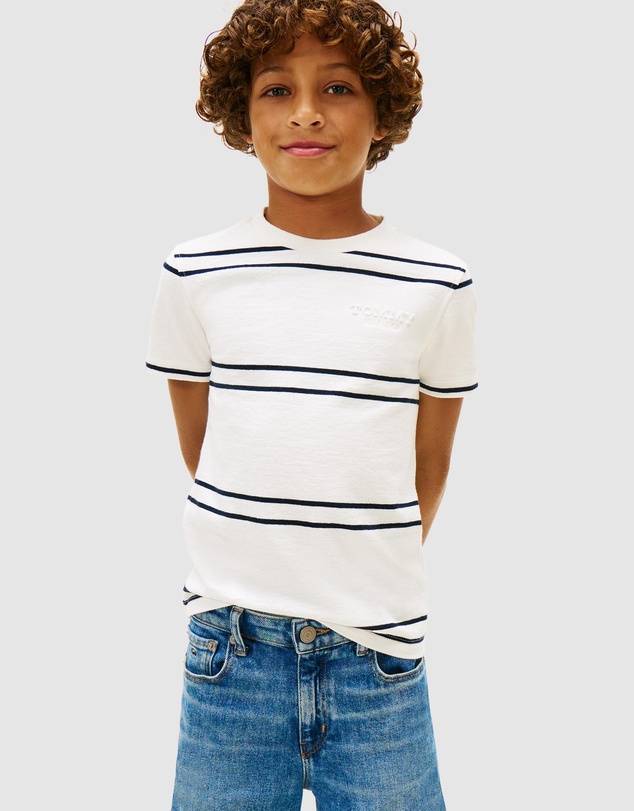 Tommy Hilfiger - Essential Embossed Logo Jersey T-Shirt - Teens