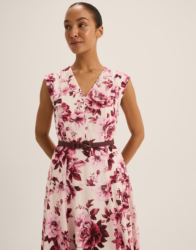 Review - Edie Floral Midi Dress