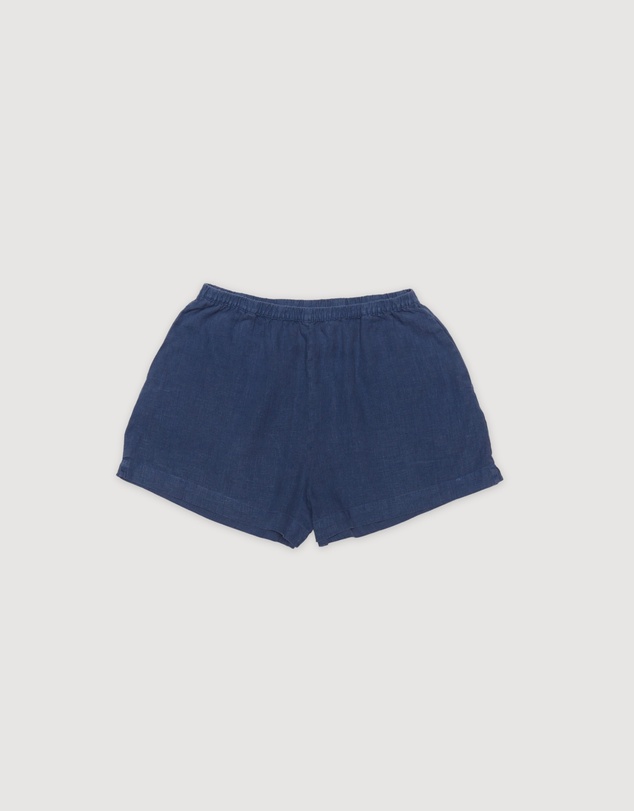 Revibe - Repaired Assembly Label Linen Relaxed Short