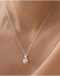 Najo - Mirage Silver Pearl Necklace