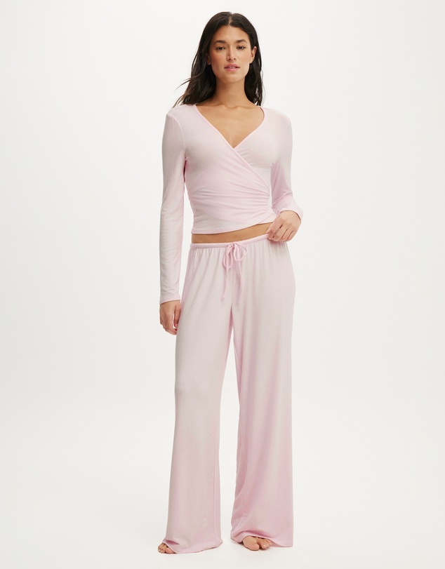 Cotton On Body - Super Soft Wrap Long Sleeve Top