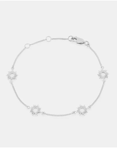 Rachel Jackson - Mini Eternal Sun Bracelet Silver
