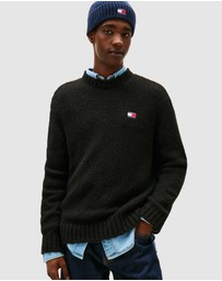 Tommy Jeans - Regular Cosy Texture Badge Sweater