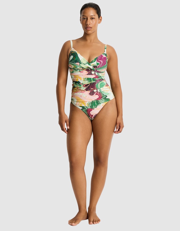 Sea Level Australia - Abyss Cross Front Scoop Back Tankini
