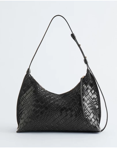 & Other Stories - Interwoven Leather Crossbody Bag