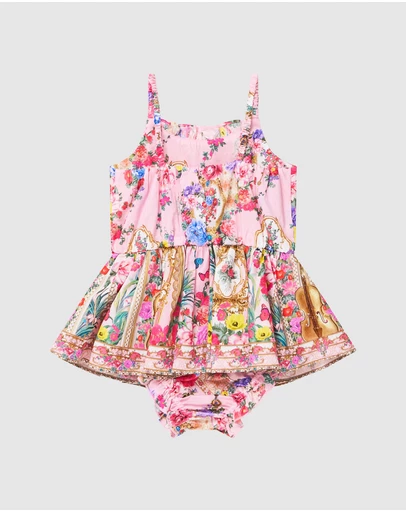 Camilla - Jump Dress With Frill Neck - Babies