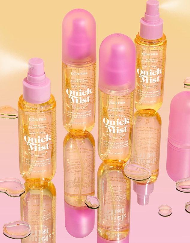 The Quick Flick - Quick Mist Hair and Body Perfume Mist with UV Hair Filters