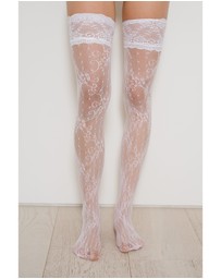 High Heel Jungle - Lace Thigh High Socks