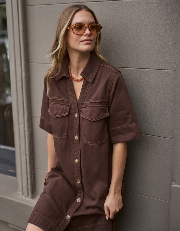 Ceres Life - Bonnie Relaxed Shirt Dress