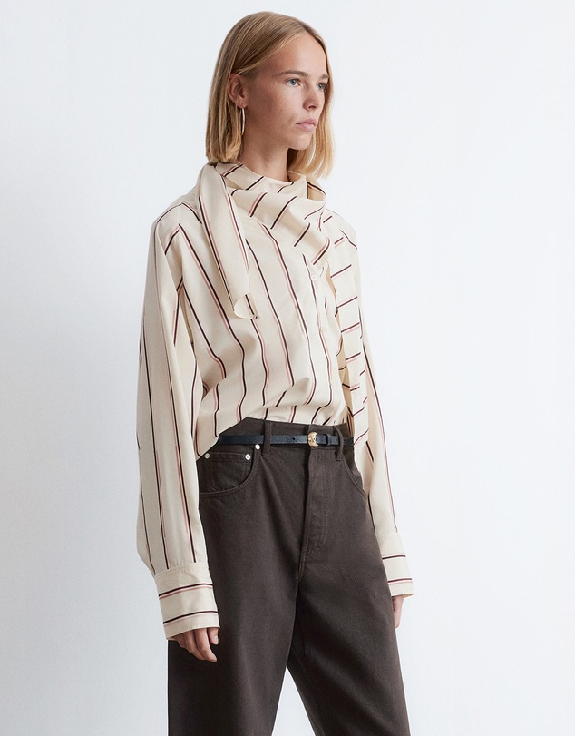 & Other Stories - Scarf-Detail Shirt