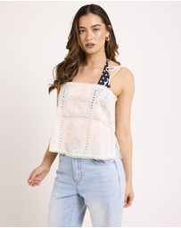 Subtitled - Louie Embroidered Top