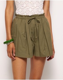 AERE - Harper Cotton Shorts