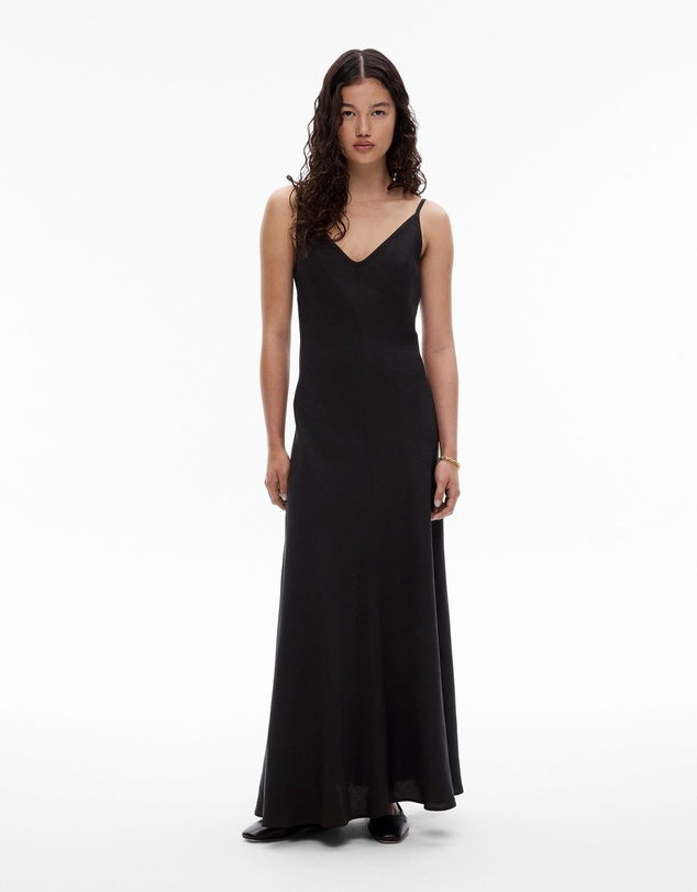 witchery black maxi dress Slip by Online | THE ICONIC Double Straps Size:Plus Boat neck ZAPAKA Women Black Mermaid
