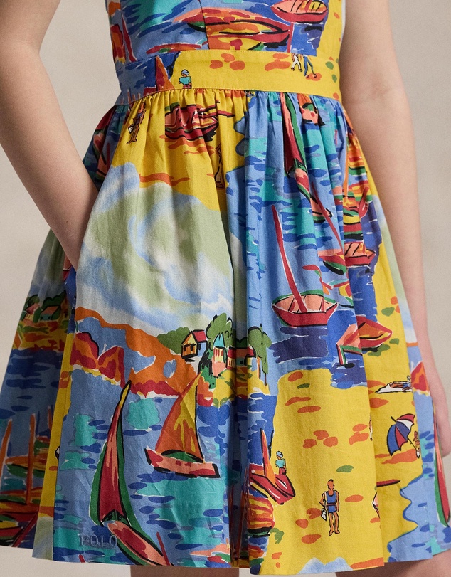 Polo Ralph Lauren - Riviera Print Cotton Dress - Teens