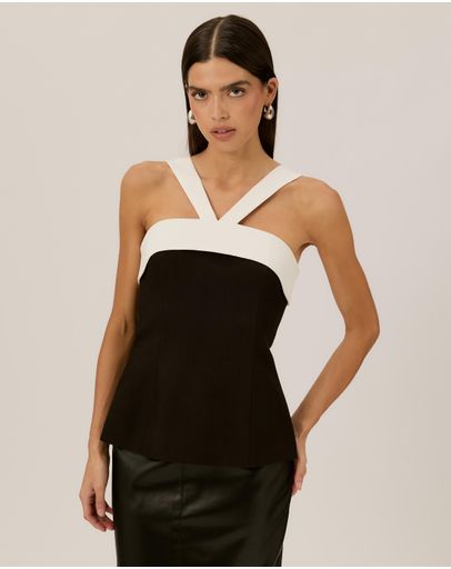 Black With White