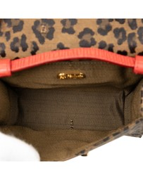 Pre-Loved by Azura Reborn - Pre-Loved Mini Leopard Print Canvas Flap Crossbody