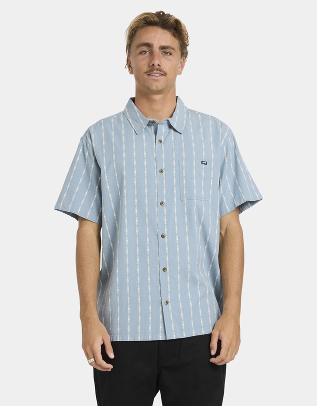 Billabong - Mens Sundays Jacquard Short Sleeve Shirt