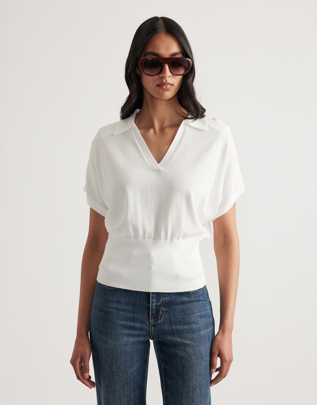 Decjuba - Wren Short Sleeve Polo Jumper