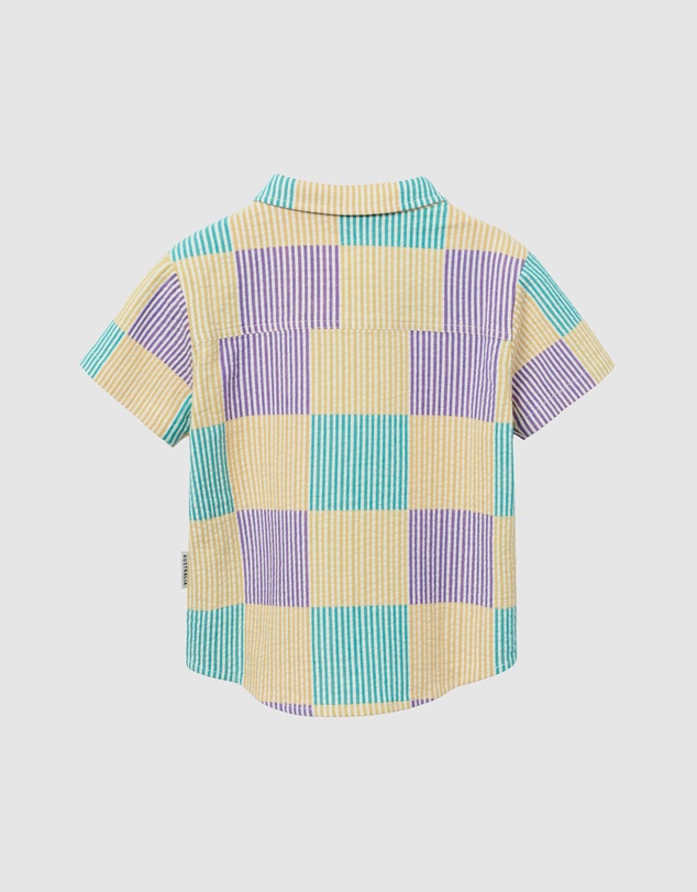 Goldie + Ace - Seersucker Holiday Shirt - ICONIC EXCLUSIVE - Babies-Kids