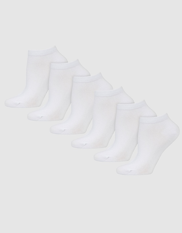 Pussyfoot - 6 Pack Bamboo Cotton Casual Ankle Sneaker Socks