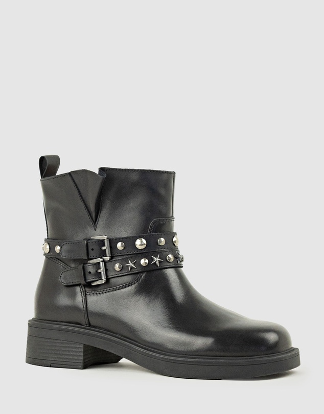 Edward Meller - WAVERLY Ankle Boot with Studded Straps