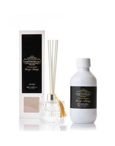 Silk Oil of Morocco - Reed Diffuser + 250ml Refill - Hamptons Deluxe - Tahitian Dream - Mango & Papaya - Value Pack