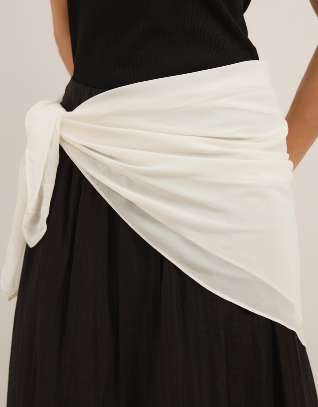 Atmos&Here - Sammie Maxi Skirt With Detachable Scarf