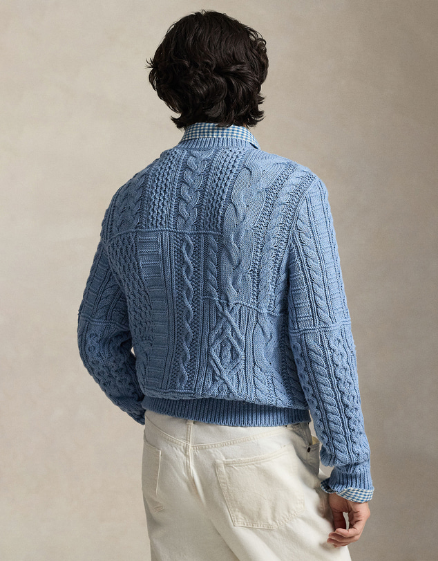 Polo Ralph Lauren - ICONIC EXCLUSIVE - Aran-Knit Flag Sweater