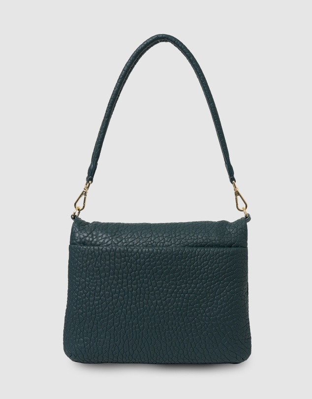 SABEN - Daria Shoulder Bag Hunter Green Bubble