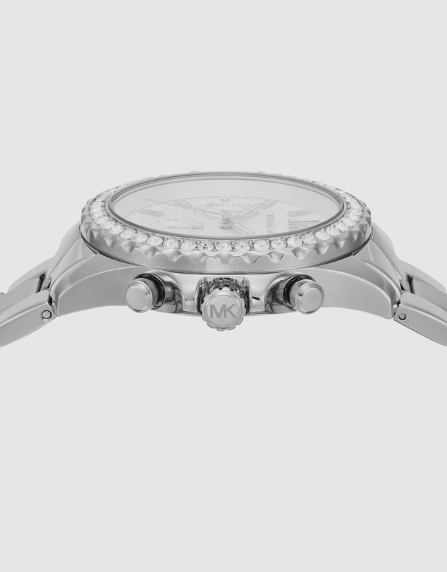 Michael Kors - Everest Silver Tone Chronograph Watch