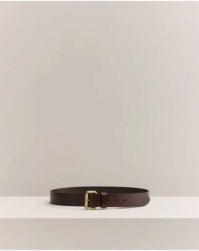 Trenery - Wilson Belt in Chocolate