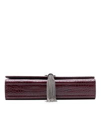 Pre-Loved by Azura Reborn - Pre-Loved Medium Croc Embossed Leather Monogram Kate Tassel Crossbody