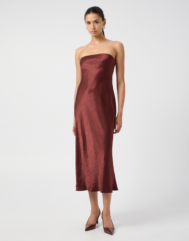 Third Form - Crush Bias Strapless Dress