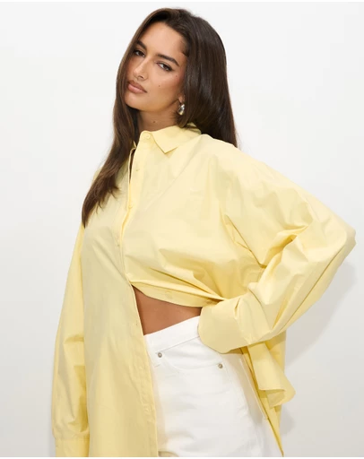 Dazie - Oxford Cotton Oversized Shirt