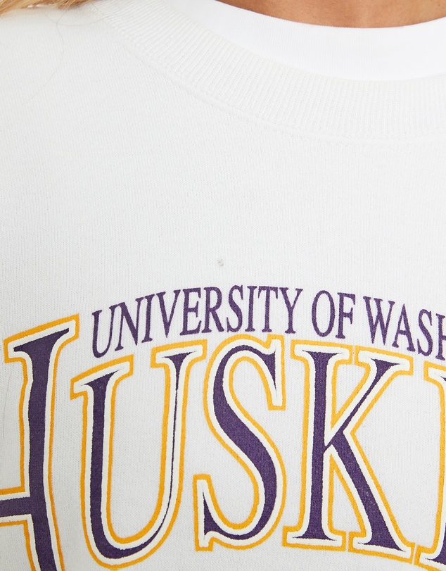 Vintage by The Real Deal - Pre Loved - 1991 NCAA Washington Huskies Sweatshirt