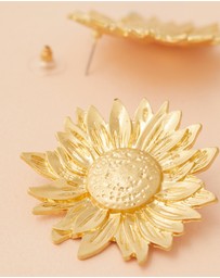 Native Sol - Follow The Sun - Sunflower Earring Studs