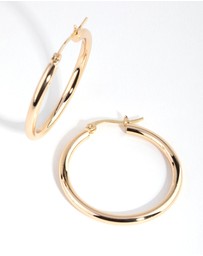 Lovisa - Gold Plated Large Hoop Earrings