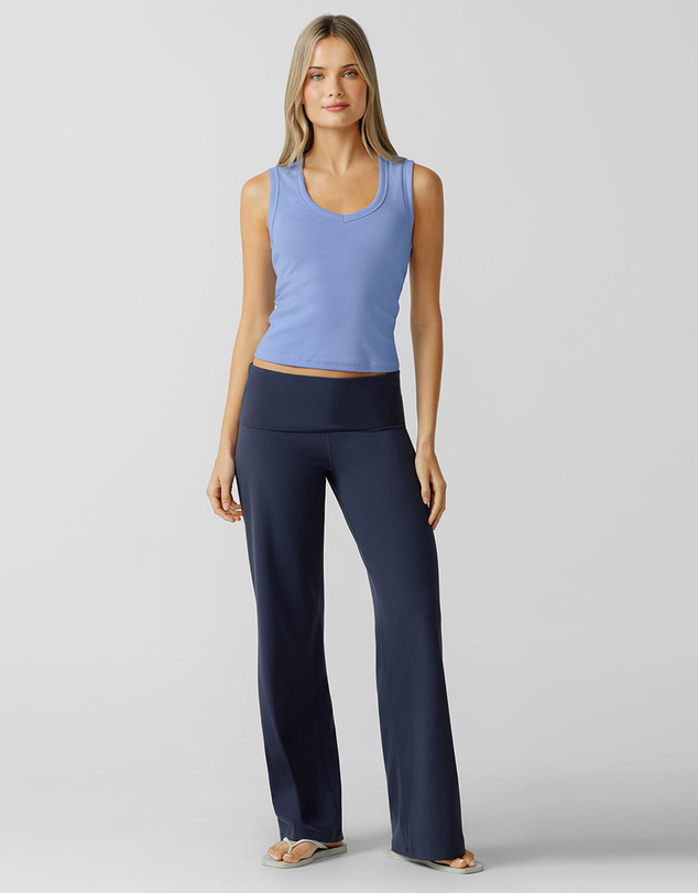 Lorna Jane - Liberty Fold Over Waist Wide Leg Active Pants