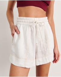 Jag - Gigi Linen Pull On Short