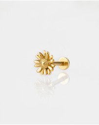 Wanderlust + Co - Daisy Gold Flat Back Earring
