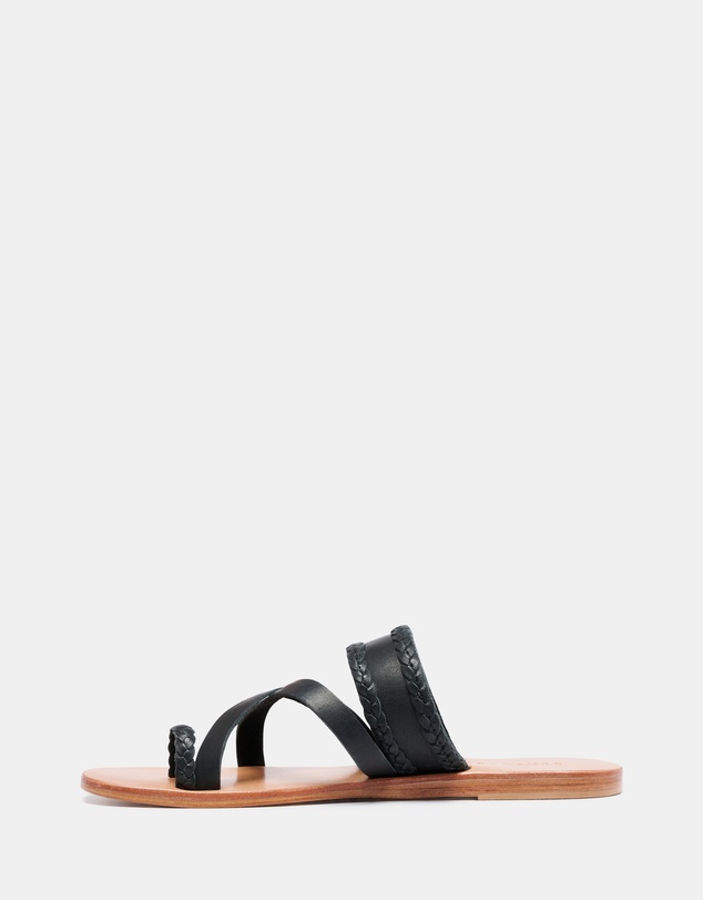 Just Because - Awhadi Leather Flat Sandals
