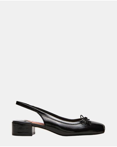 LOVED BLACK CRINKLE PATENT