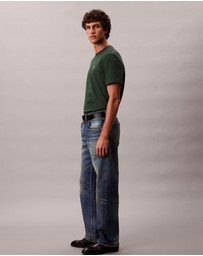 Calvin Klein Jeans - Embroidered Monogram Logo Relaxed T-Shirt