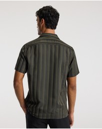 Calibre - Jacquard Stripe Shirt Khaki
