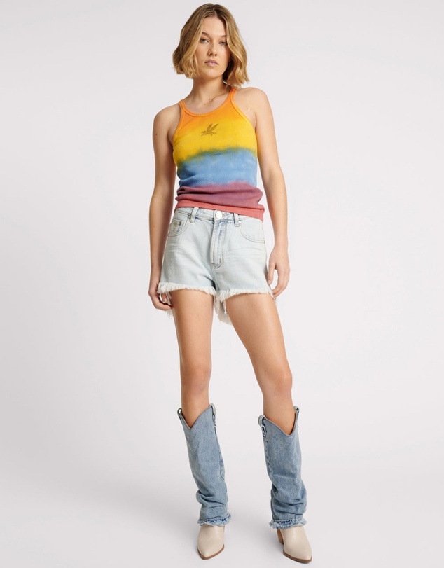 ONE TEASPOON - Florence Bonitas High Waist Denim Shorts